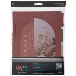 New Happy Planner Dried Florals Undated Calendar Extension - 3 Months